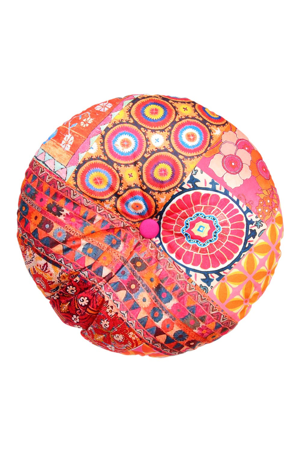 Anna Chandler Velvet Round Cushion Marrakesh Express