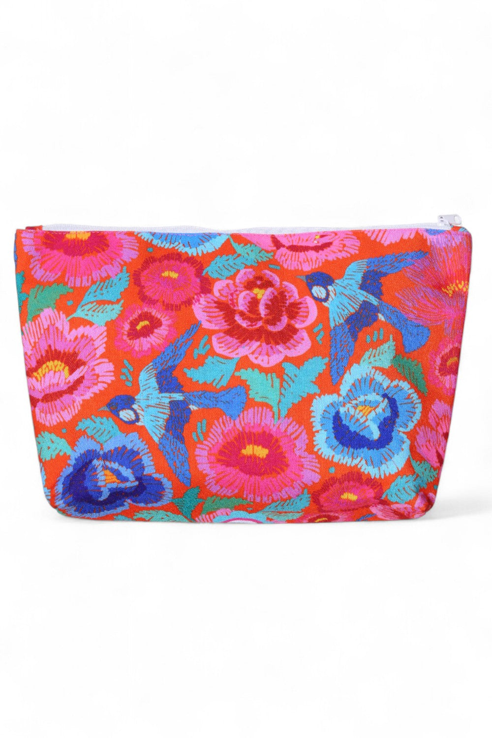Anna Chandler Canvas Make Up Bag Birds and Roses