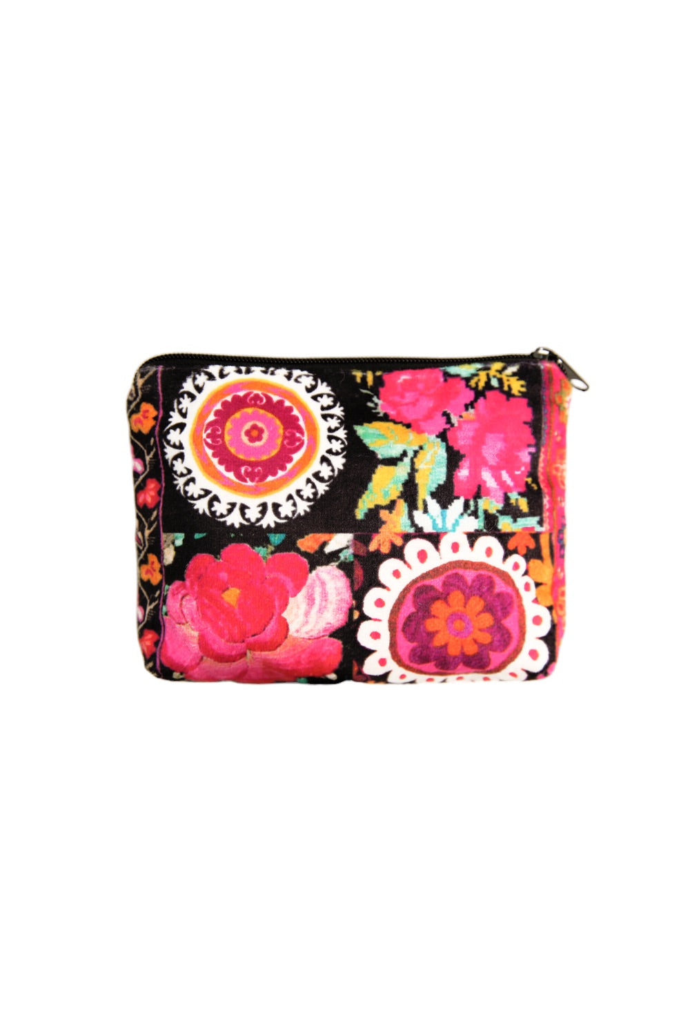 ANNA CHANDLER VELVET CHANGE PURSE KARABAGH