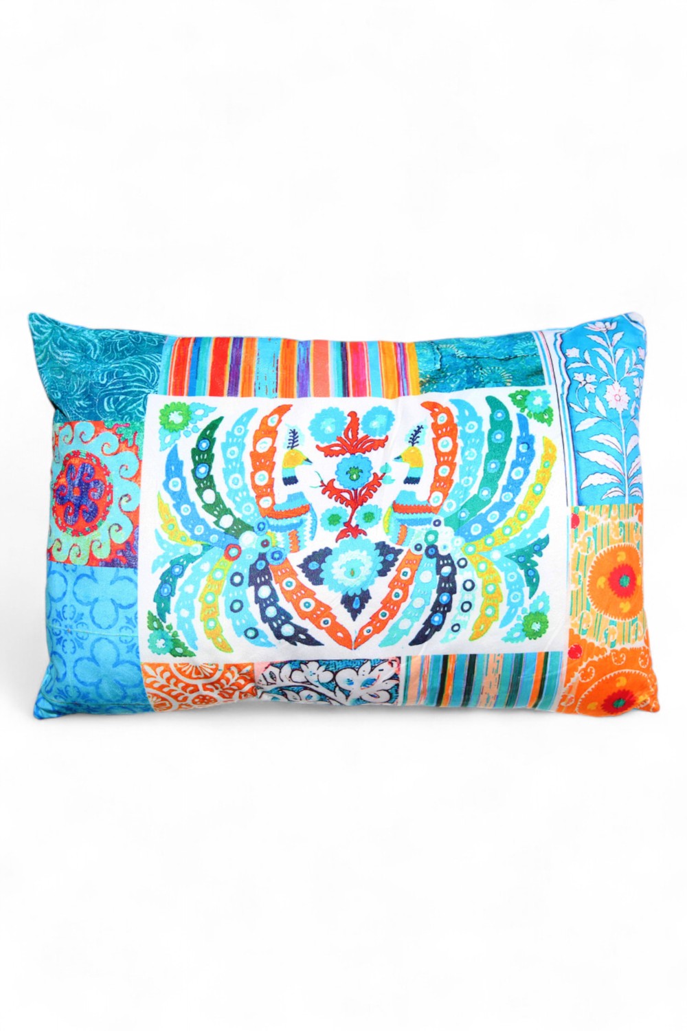 ANNA CHANDLER VELVET RECTANGLE CUSHION BUKHARA