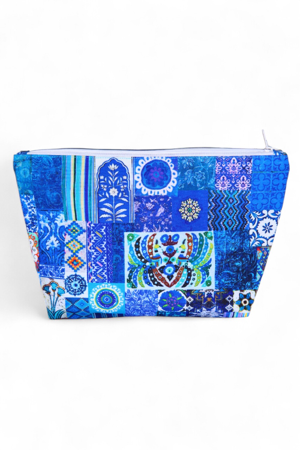 ANNA CHANDLER CANVAS MAKE UP BAG BLUE NOMAD