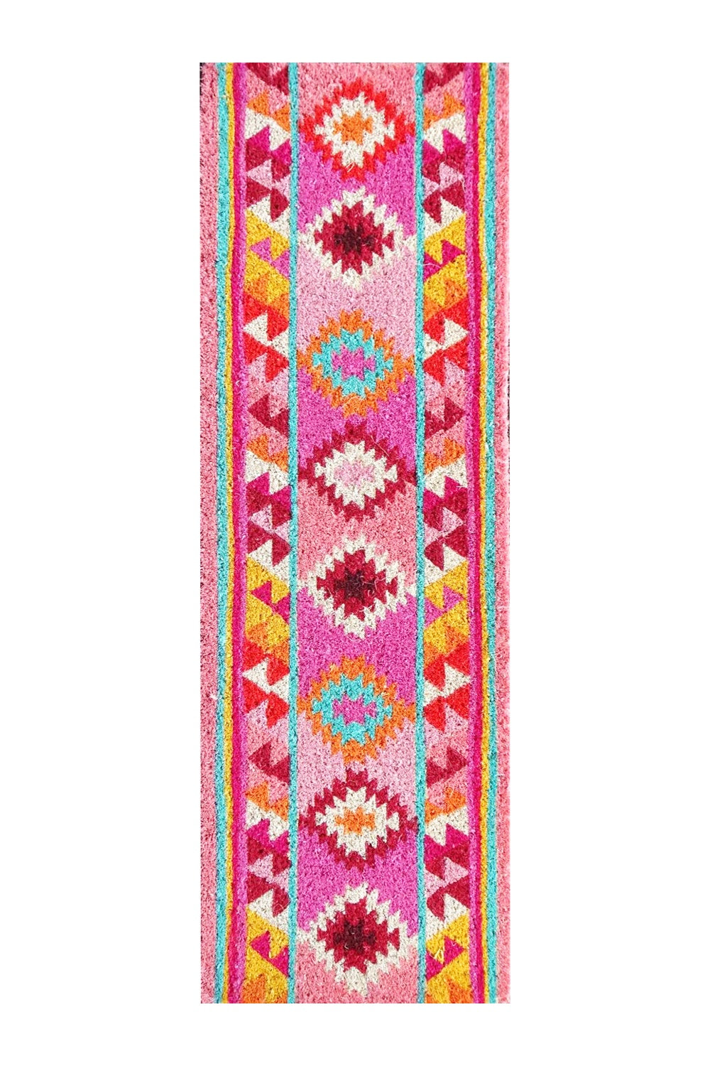 ANNA CHANDLER COIR DOORMAT PINK CARPET LONG