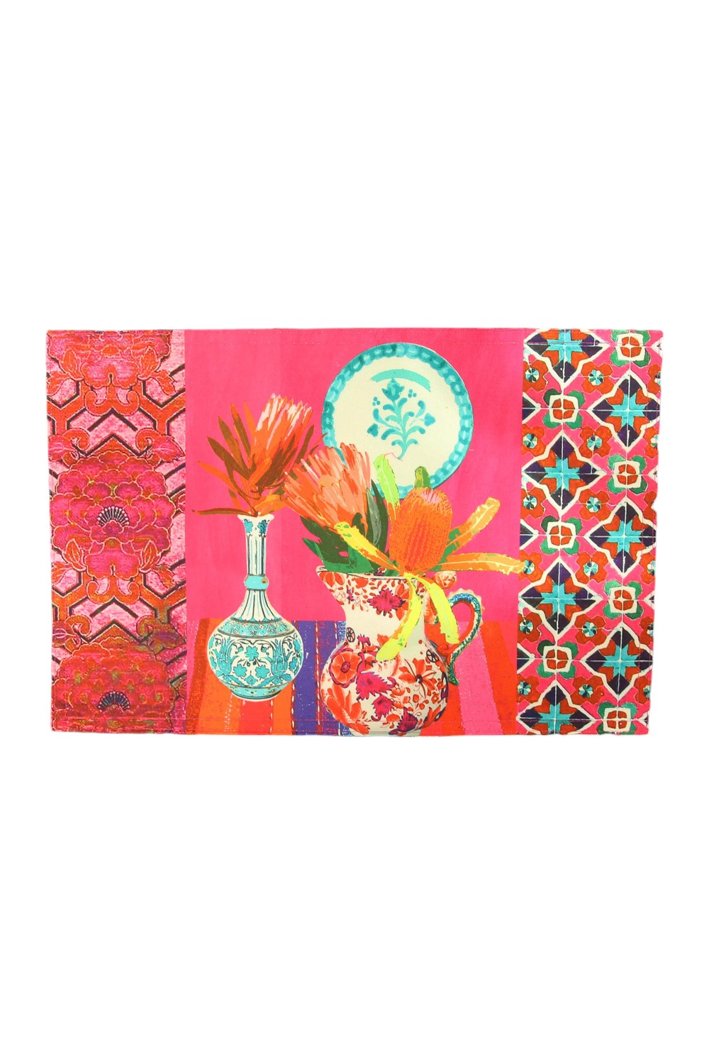 ANNA CHANDLER CANVAS PLACEMAT WILDFLOWER SET OF 4