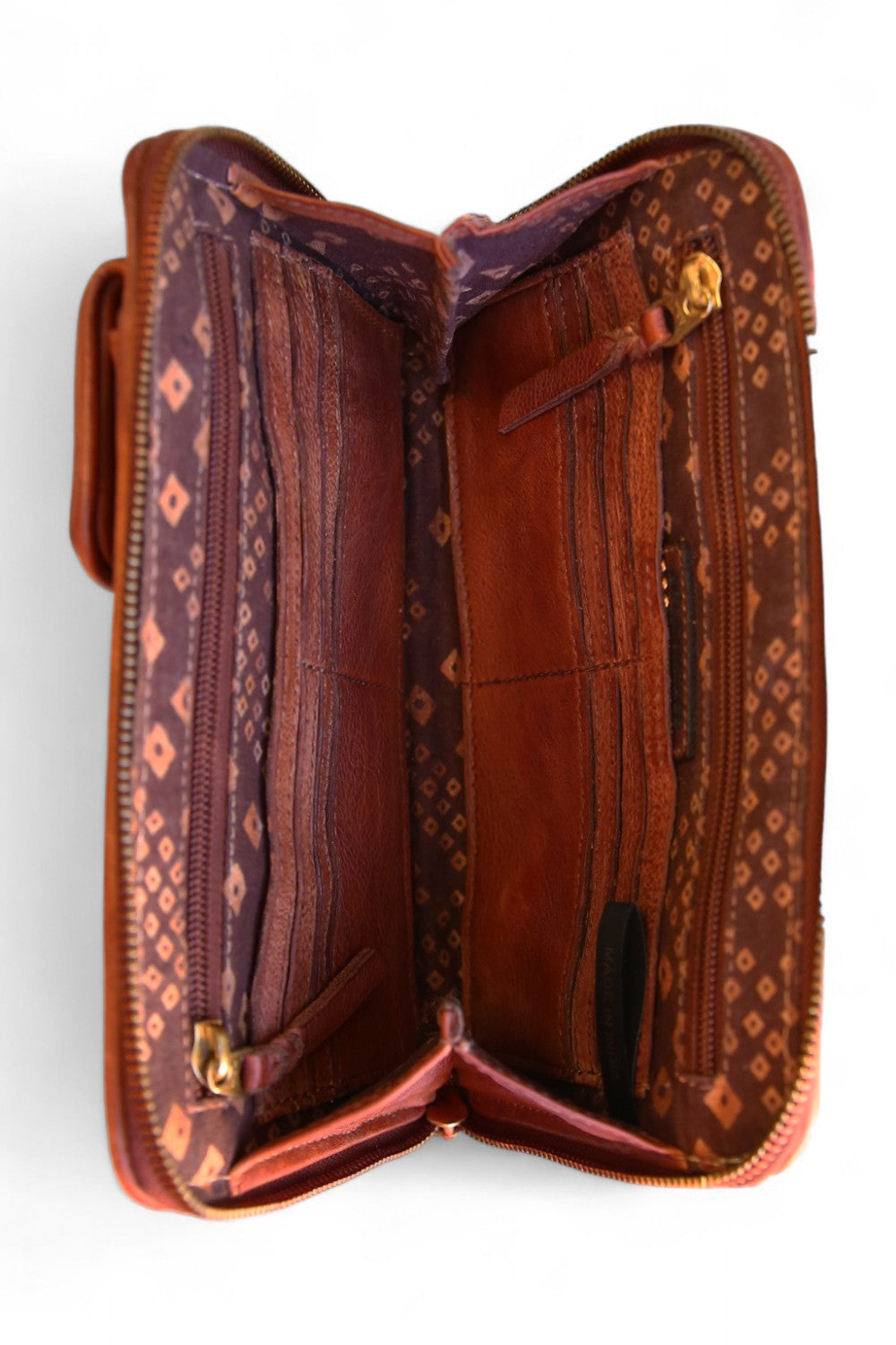 Art N Vintage Tiko Phone Crossbody Wallet Oak