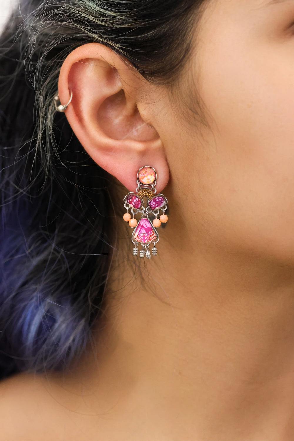 Ayala Bar Playful Earrings Rose Embrace Set Holly