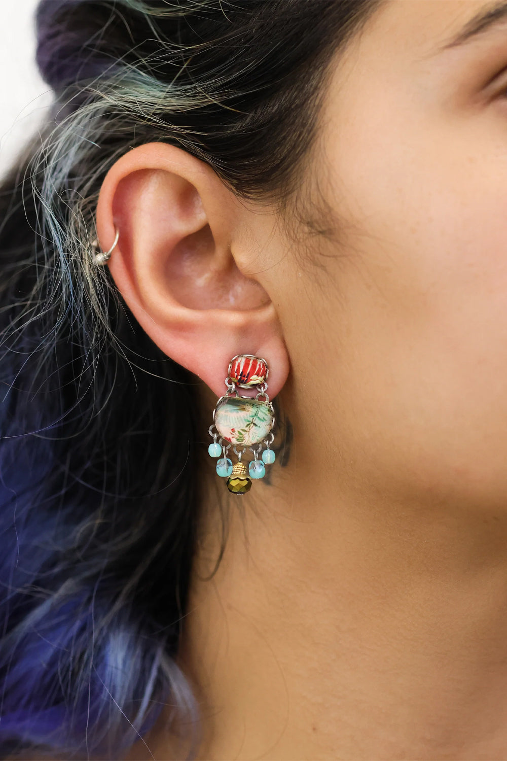 Ayala Bar Small Earrings Flower Garden Set Tansy