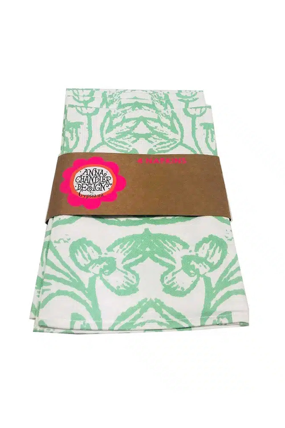 Anna Chandler Cotton Napkin Set Of 4 Mint