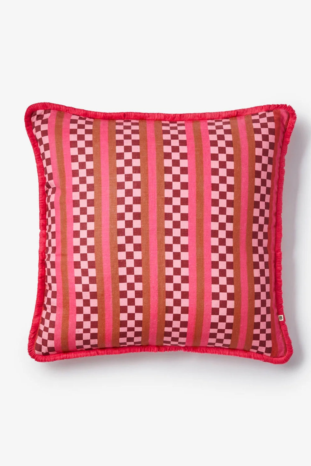 Bonnie and Neil Marco Tile Pink 60cm Cushion