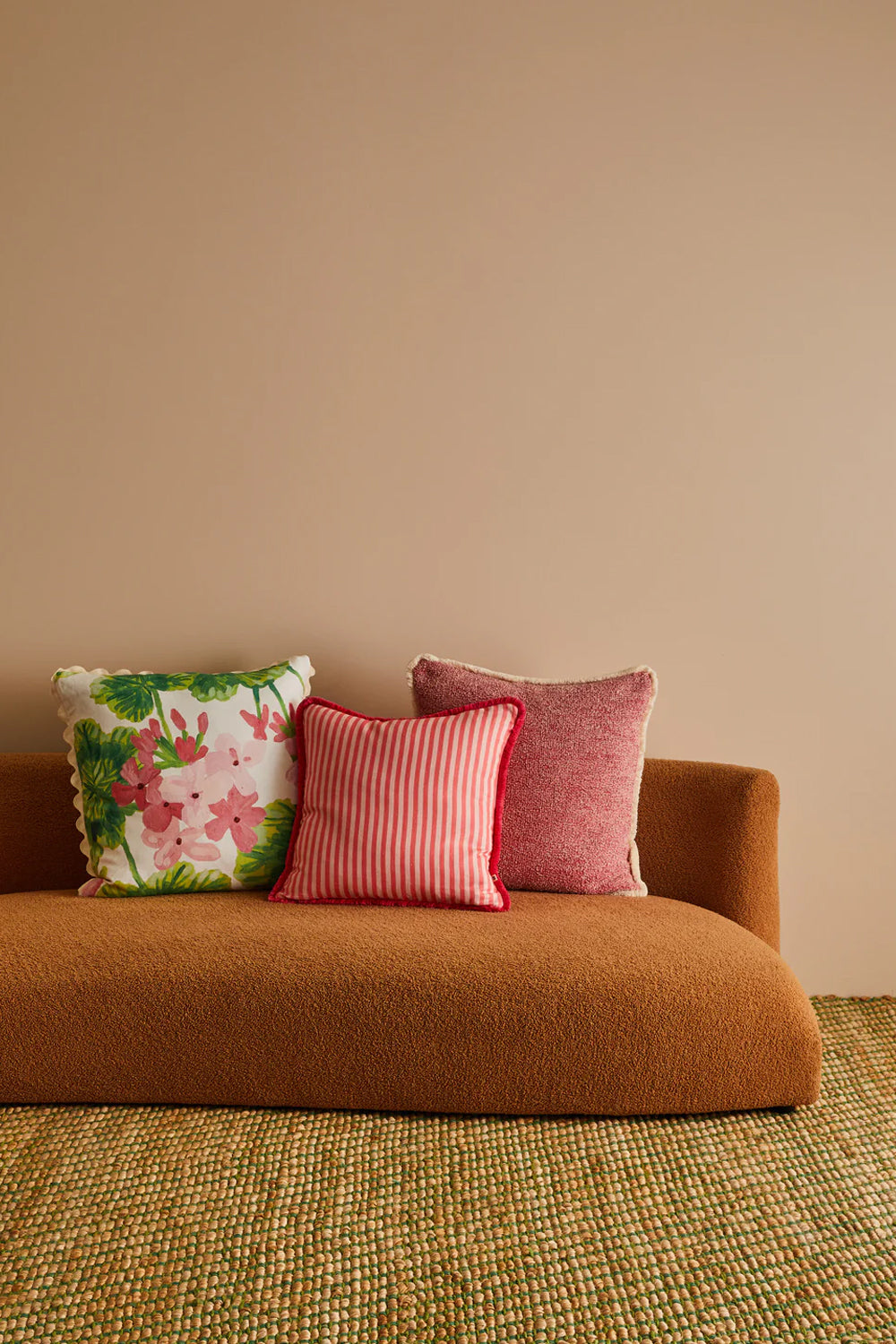 Bonnie and Neil Geranium Multi 60cm Cushion