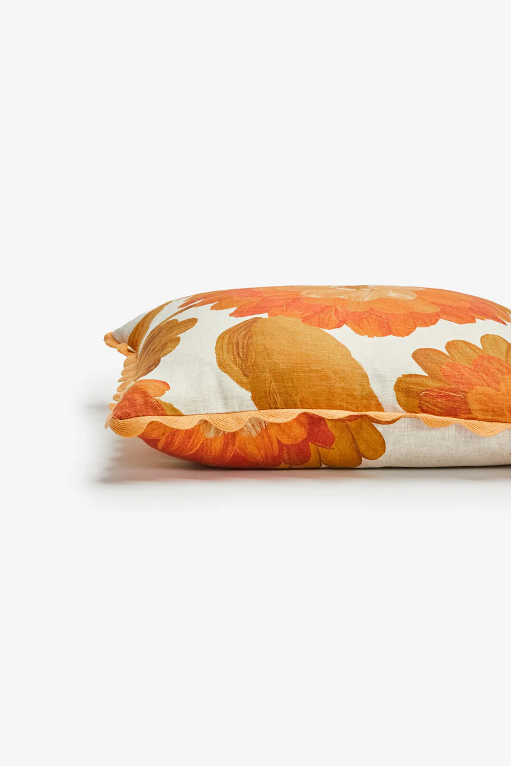 Bonnie and Neil Dahlia Orange Cushion 50cm