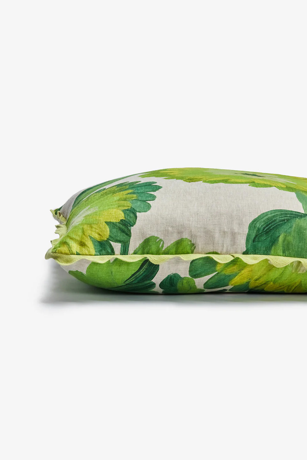 Bonnie and Neil Dahlia Green Cushion 60cm
