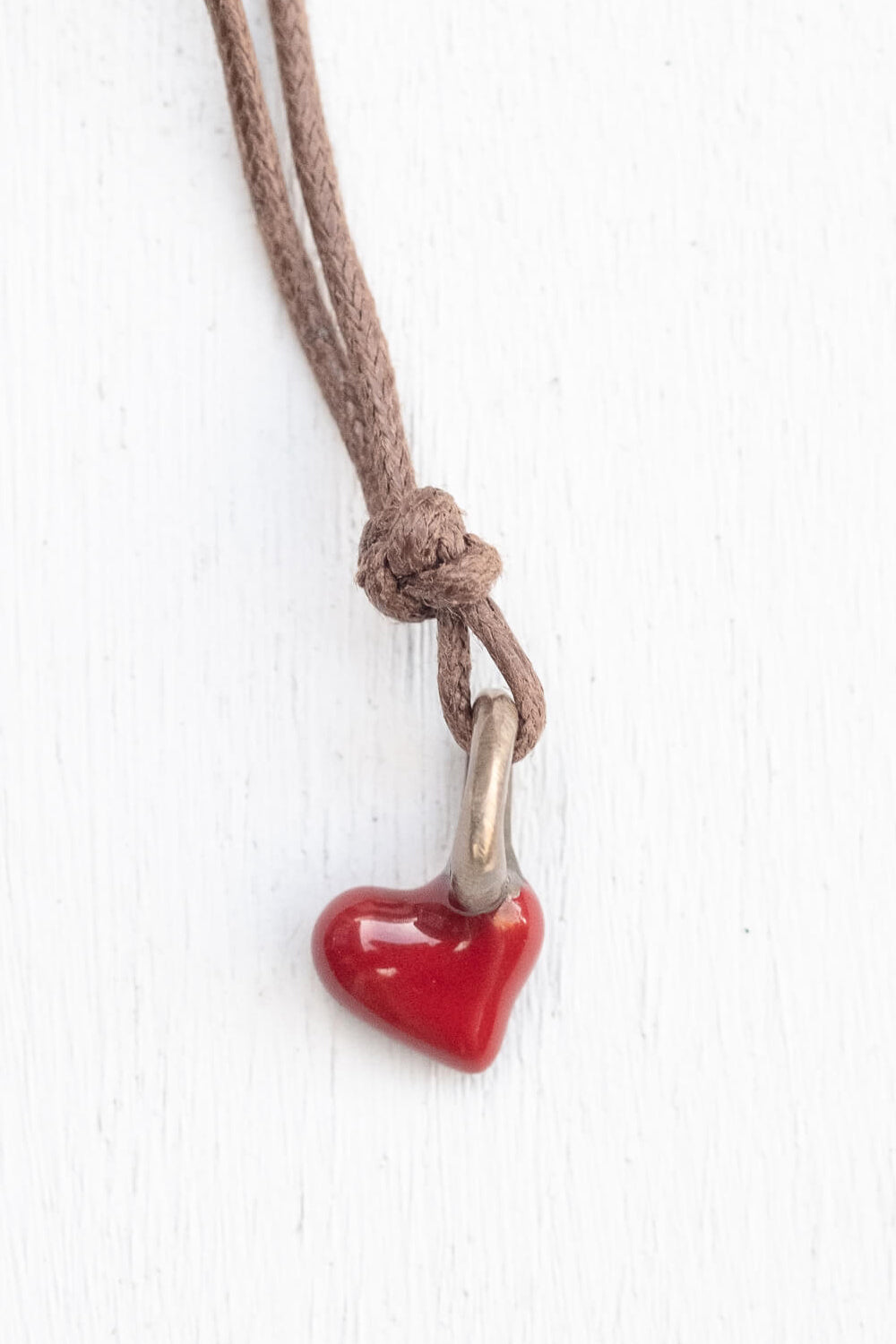 PESCI CHE VOLANO CUORE ROSSO PENDANT