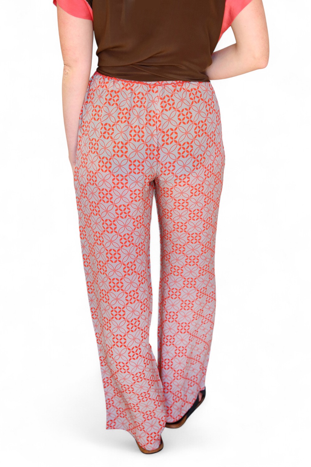 Duet Silk Ivan Pheonix Pant Fire Red