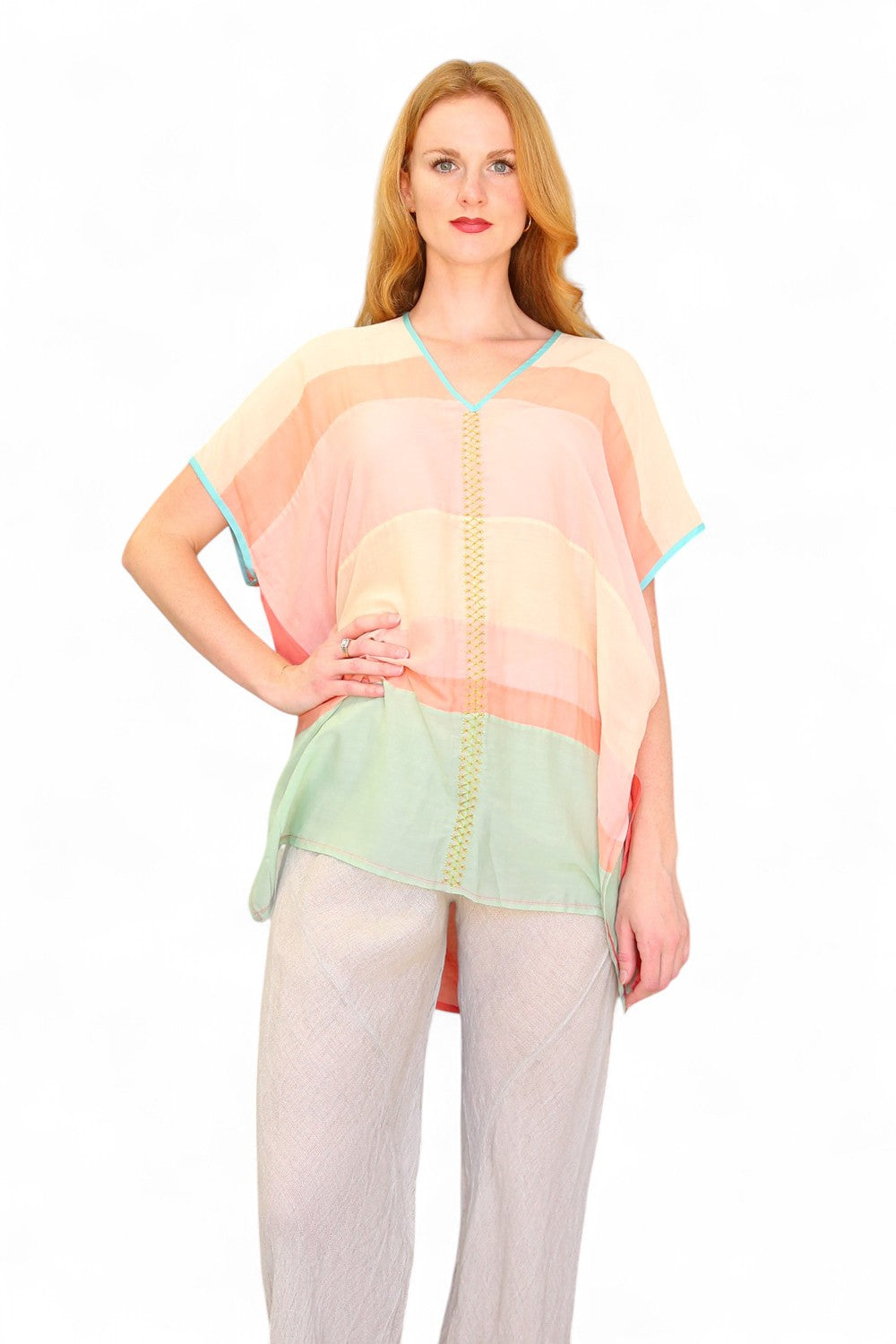 Duet Bali Bayadere Top Coral
