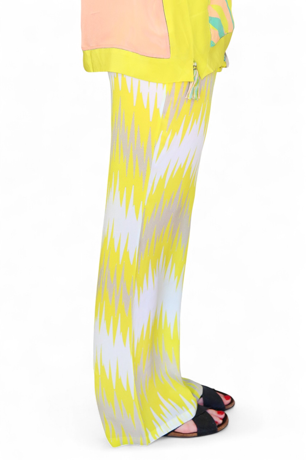 Duet Silk Pant Pop Citron