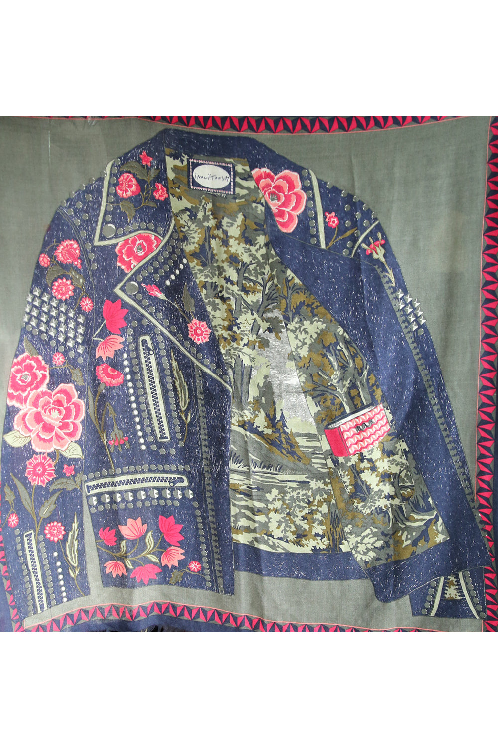 Inouitoosh Etole Wolfgang Khaki Scarf