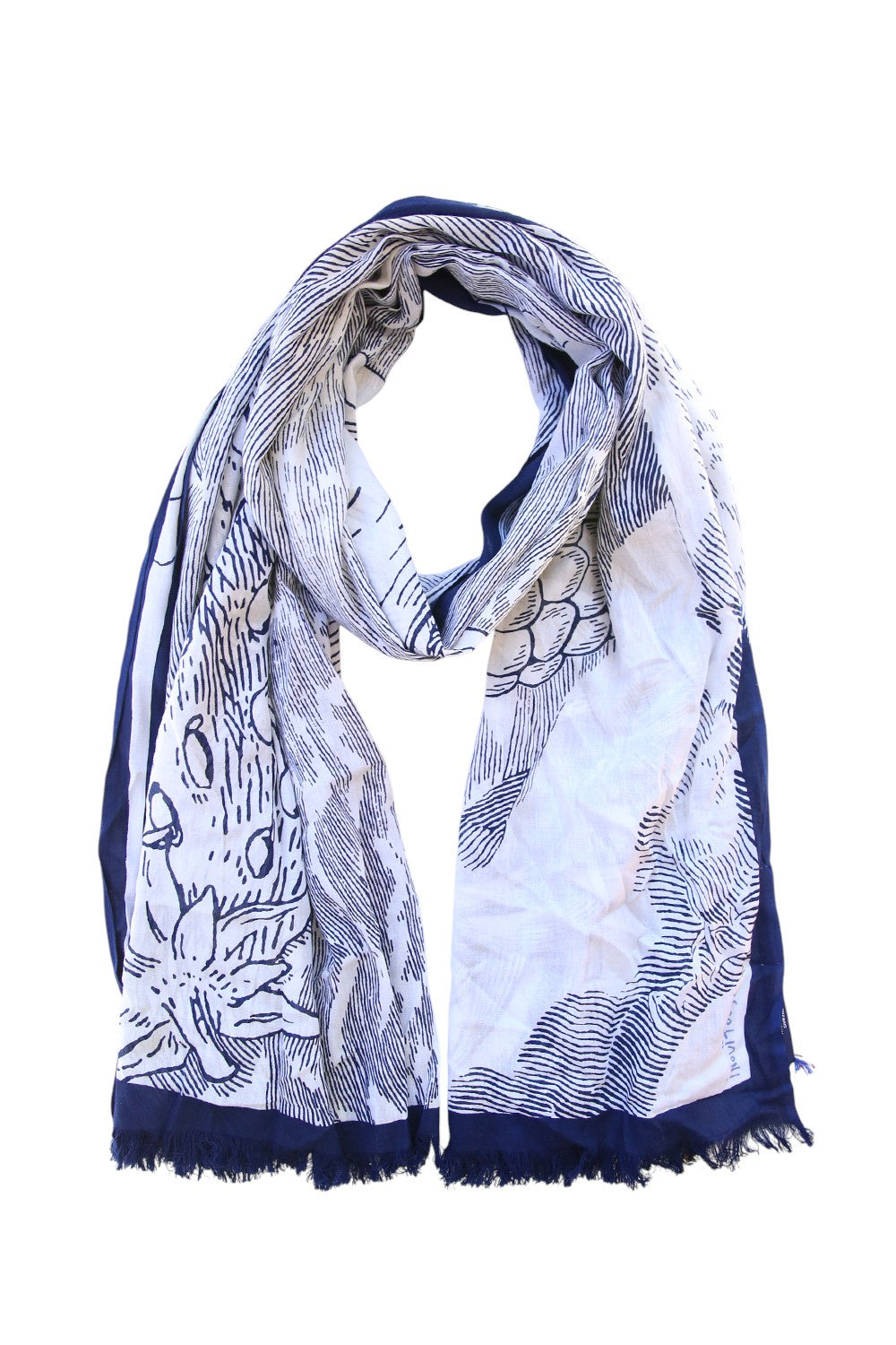 INOUI EDITIONS WHITE HESPERIDES SCARF