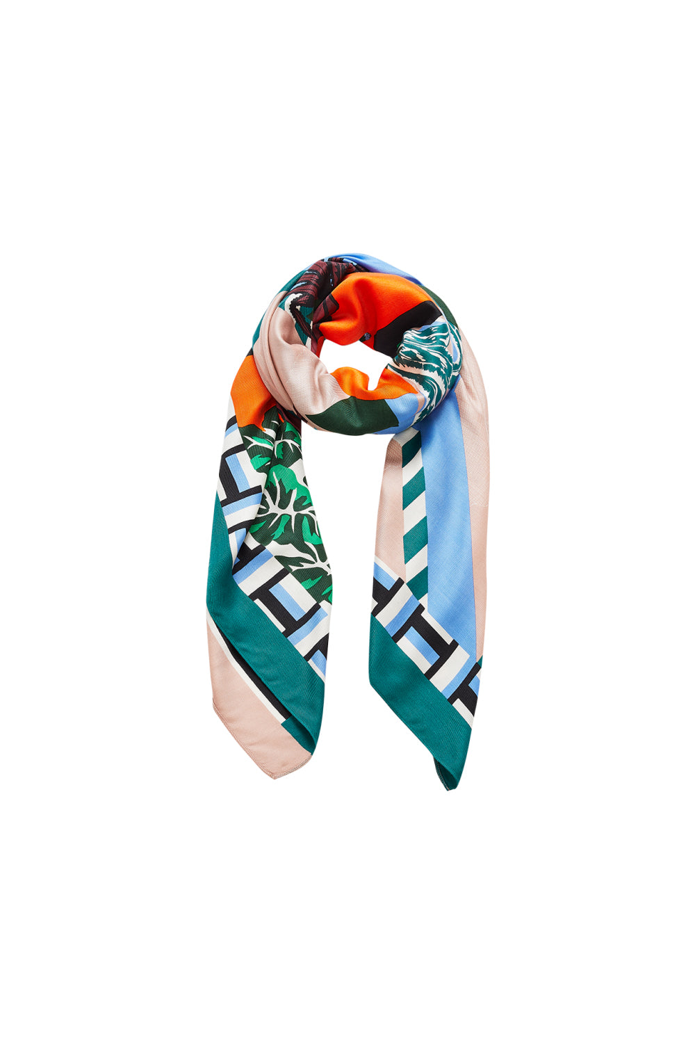INOUI EDITIONS PALOMA SQUARE GREEN ORANGE