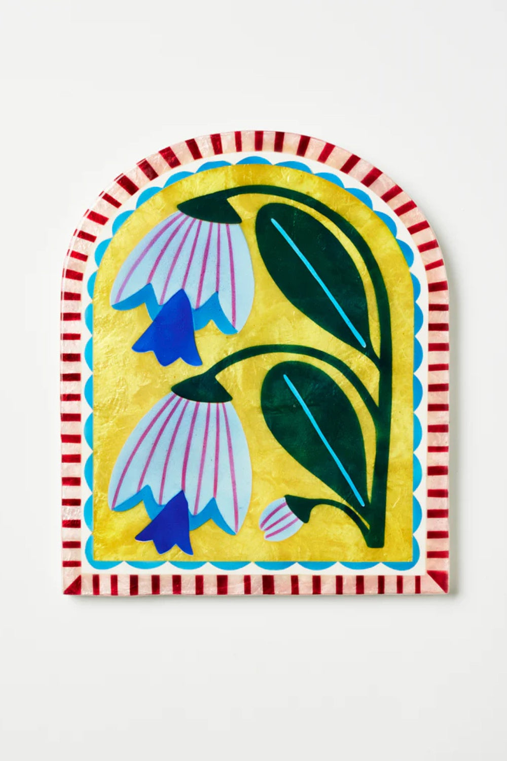 Jones & Co Bloom Nouveau Yellow Heart Wall Tile