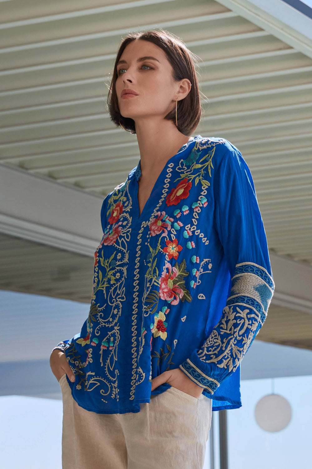 JOHNNY WAS TAMARIND BLOUSE