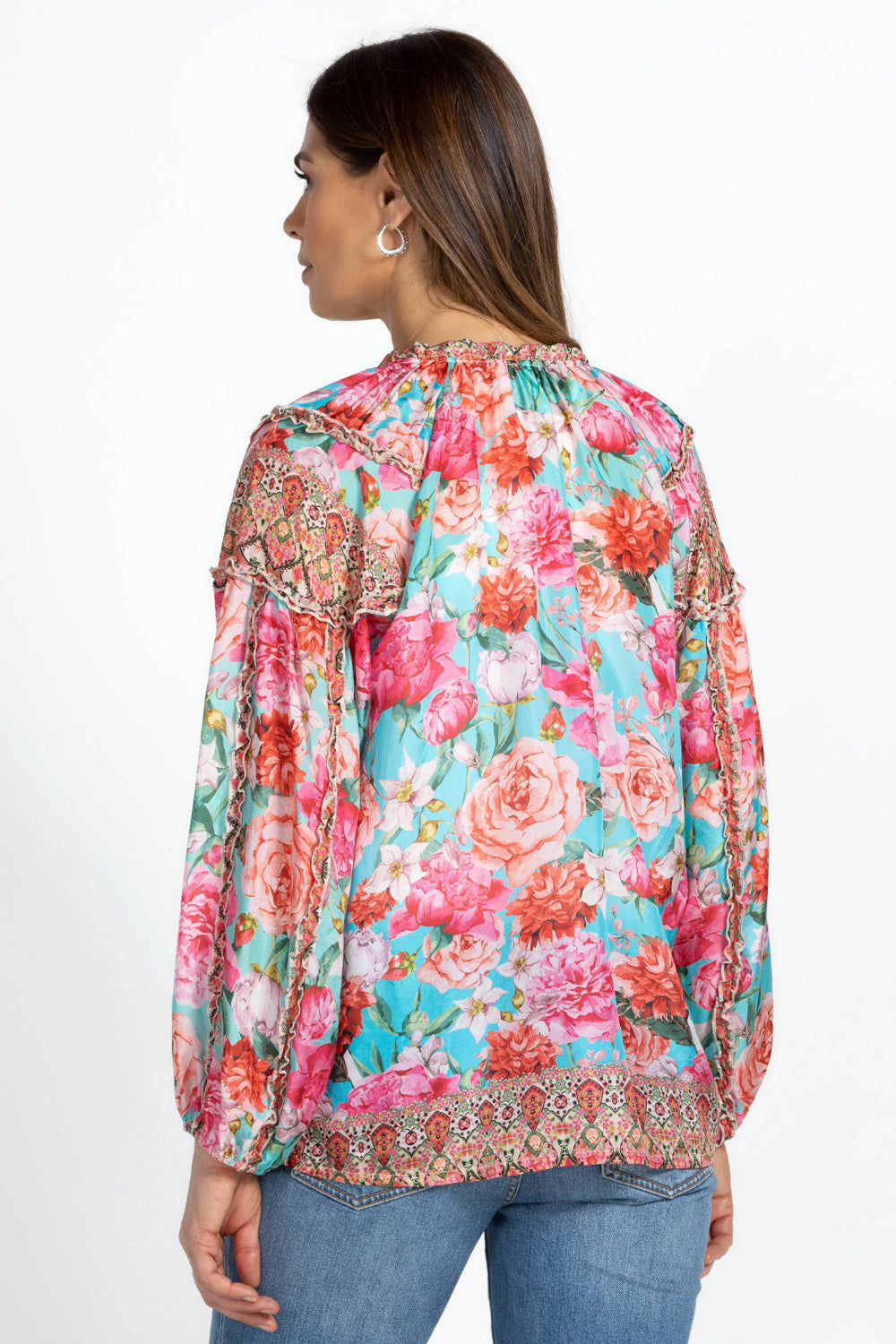 JOHNNY WAS ROSE NARCISA BLOUSE