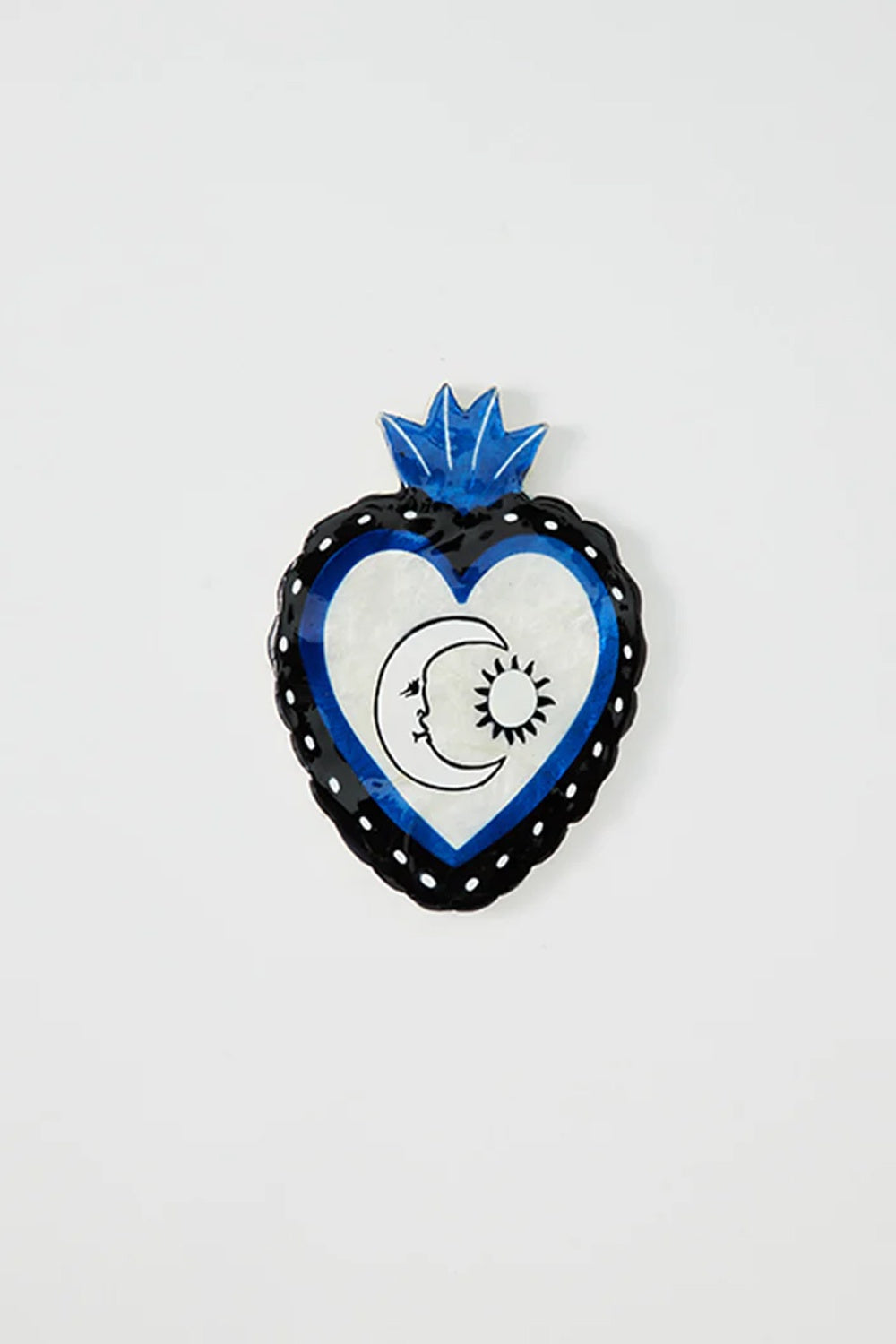 JONES & CO FUEGO MOON BLUE WALL ART