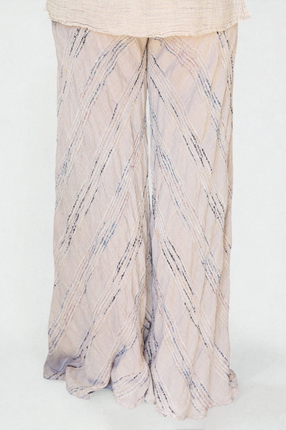 LA BOTTEGA DI BRUNELLA PANTALONE SIMONE RIGA MARE NATURALE