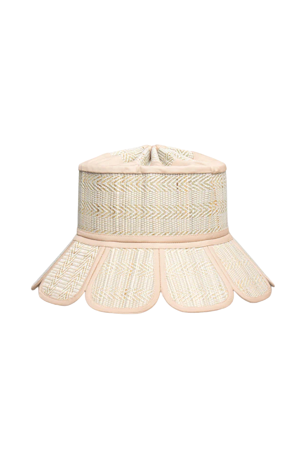 Lorna Murray Folding Milan Hat - Herringbone