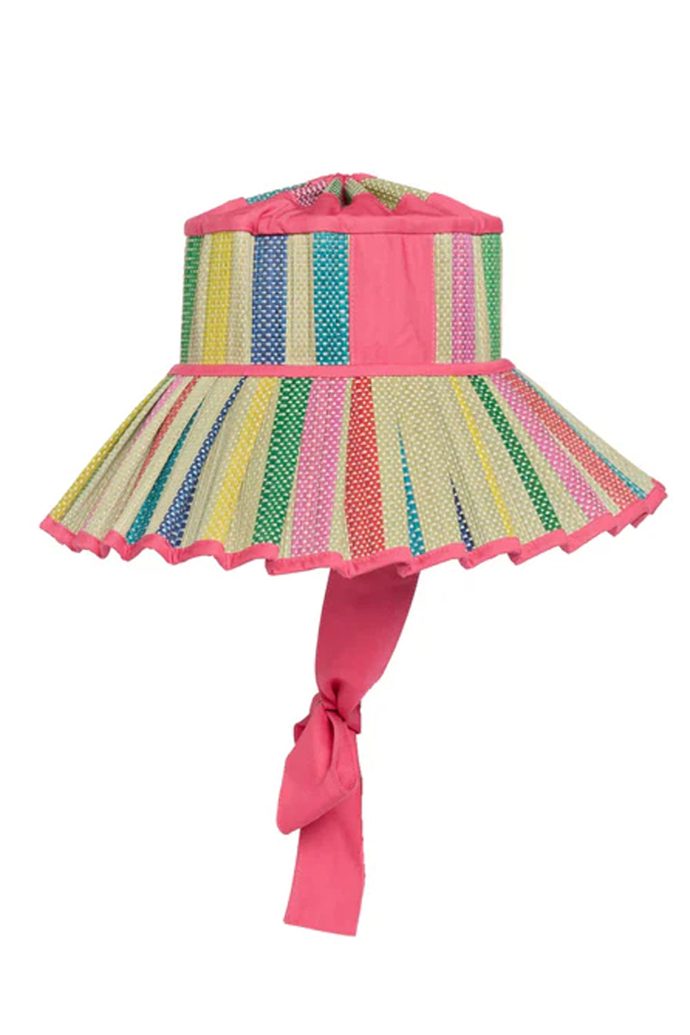 LORNA MURRAY ADULT LUXE RAVELLO HAT - RESORT PARTY FUCHSIA