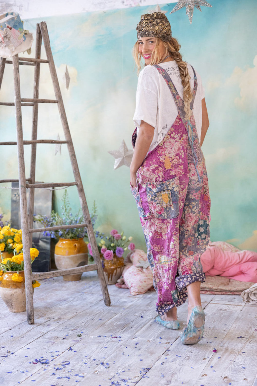 **Pre-Order** Magnolia Pearl Piecewise Love Overalls 151 Dear Texas