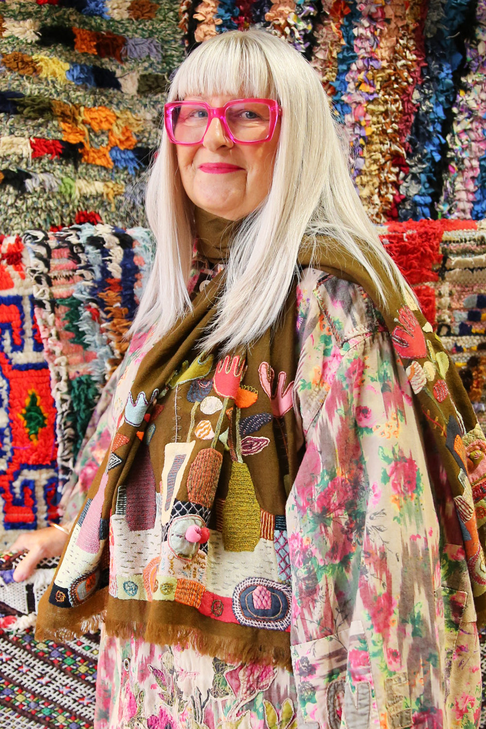 SOPHIE DIGARD DANS SON JUS WOOL SCARF