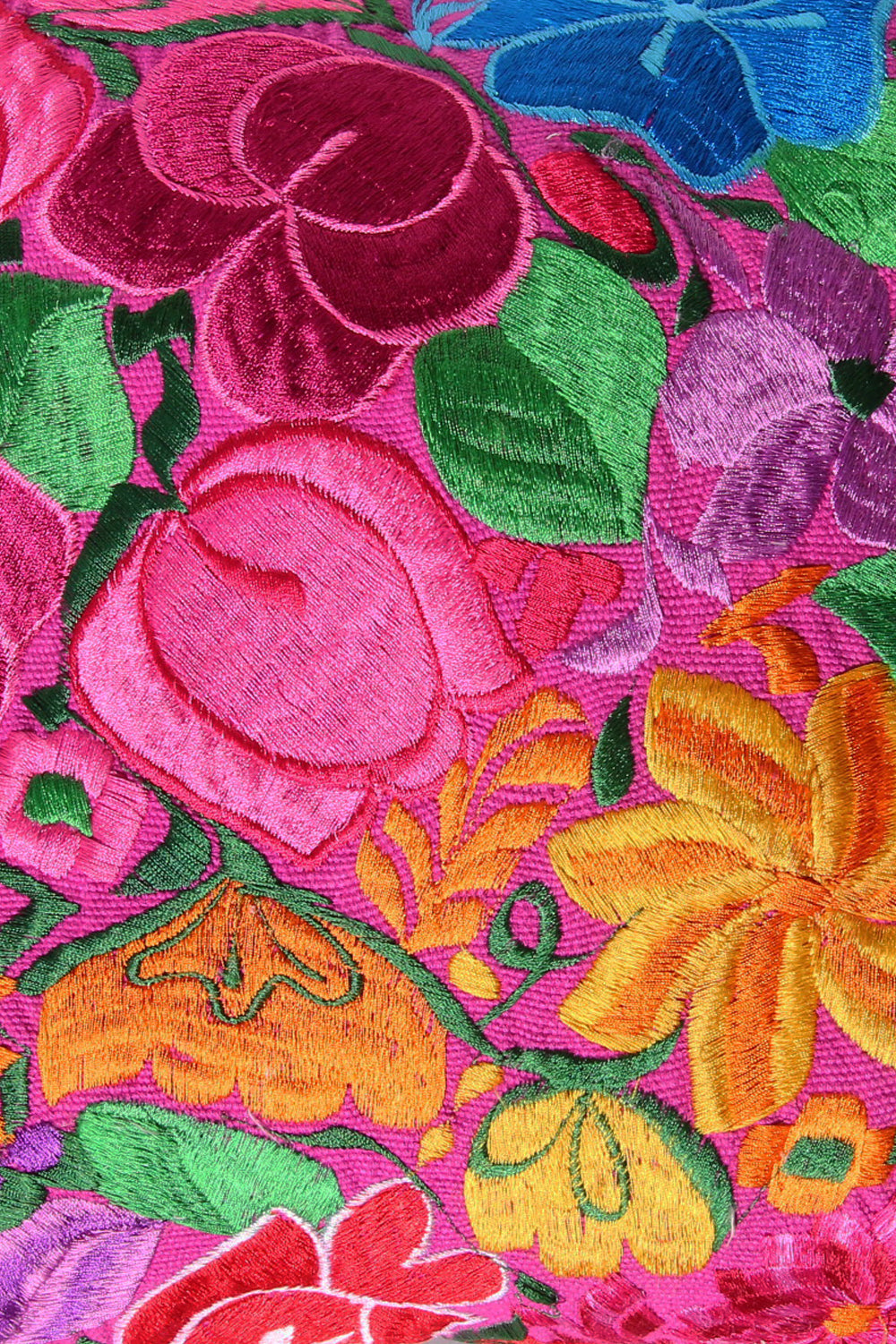 Las Ninas Vintage Embroidered Cushion Floral