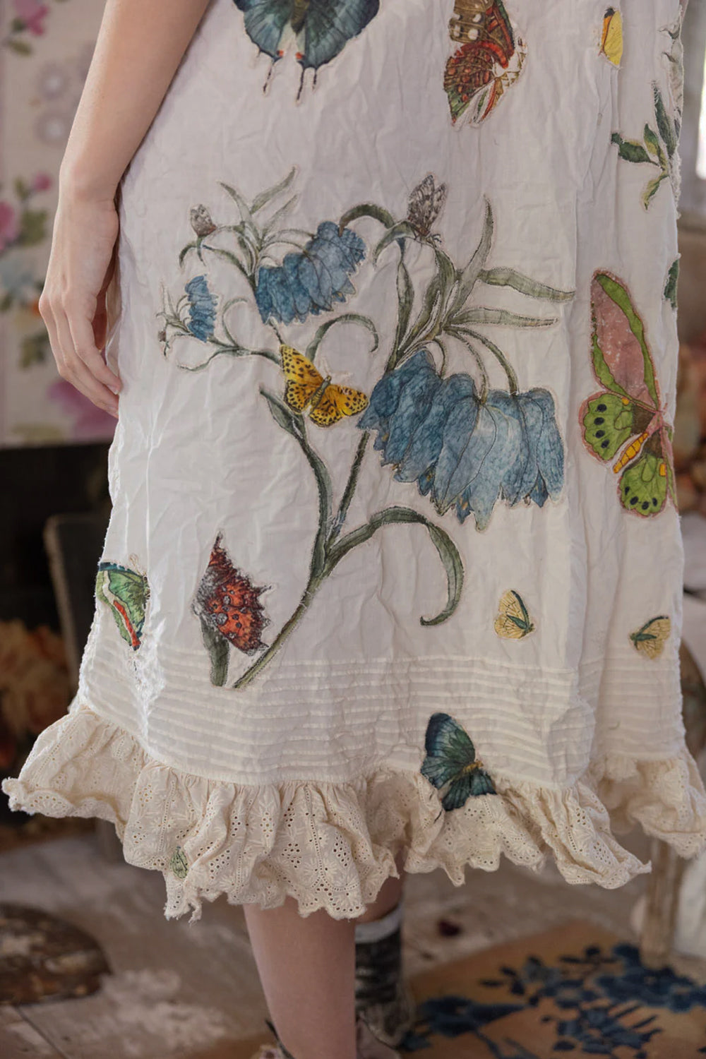 MAGNOLIA PEARL FLOR DE LA PASION LULA DRESS 1260 MOONLIGHT