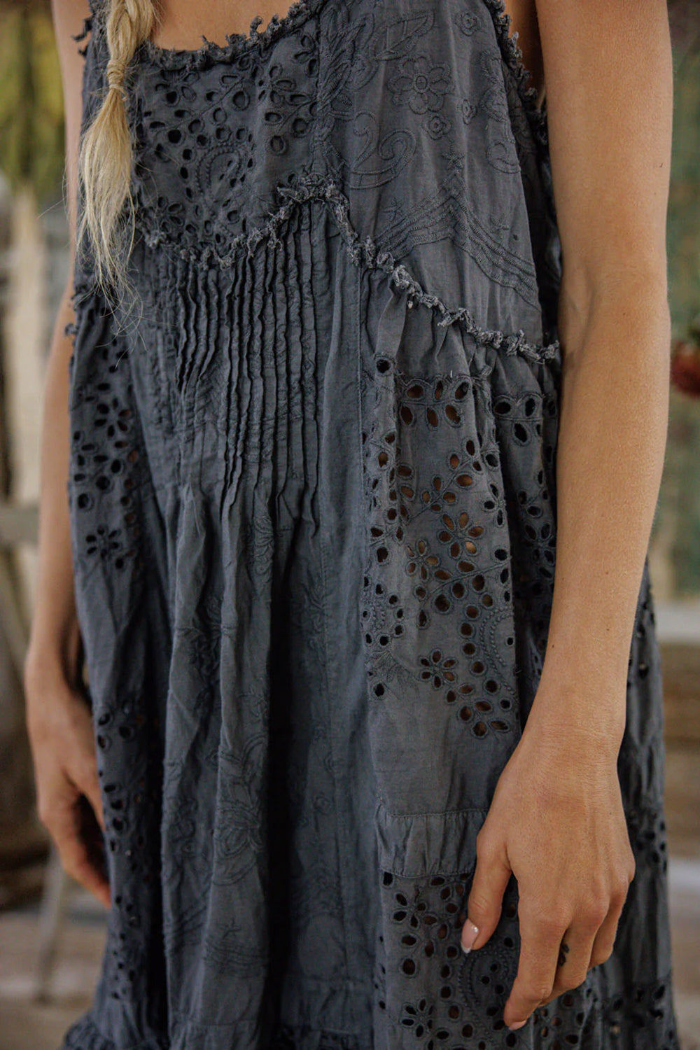 **Pre-Order** Magnolia Pearl Eyelet Embroidered Esti Cami Dress 1282 Ozzy