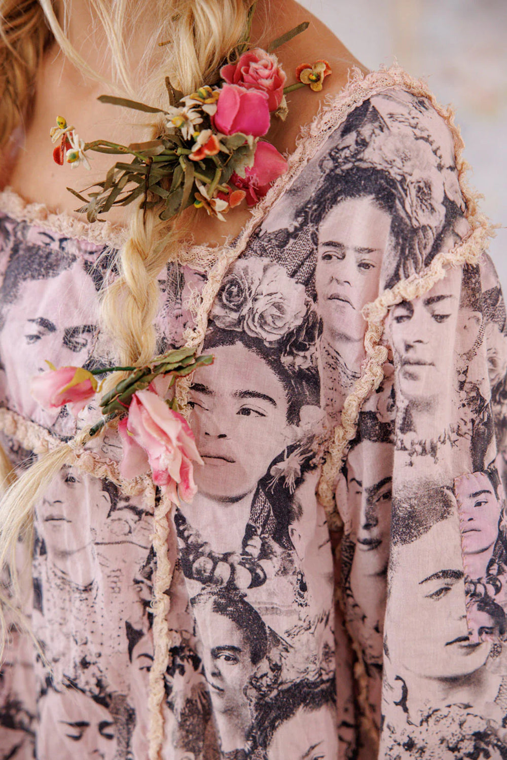 MAGNOLIA PEARL MURAL FRIDA HELENIA DRESS 1337 SELF PORTRAIT
