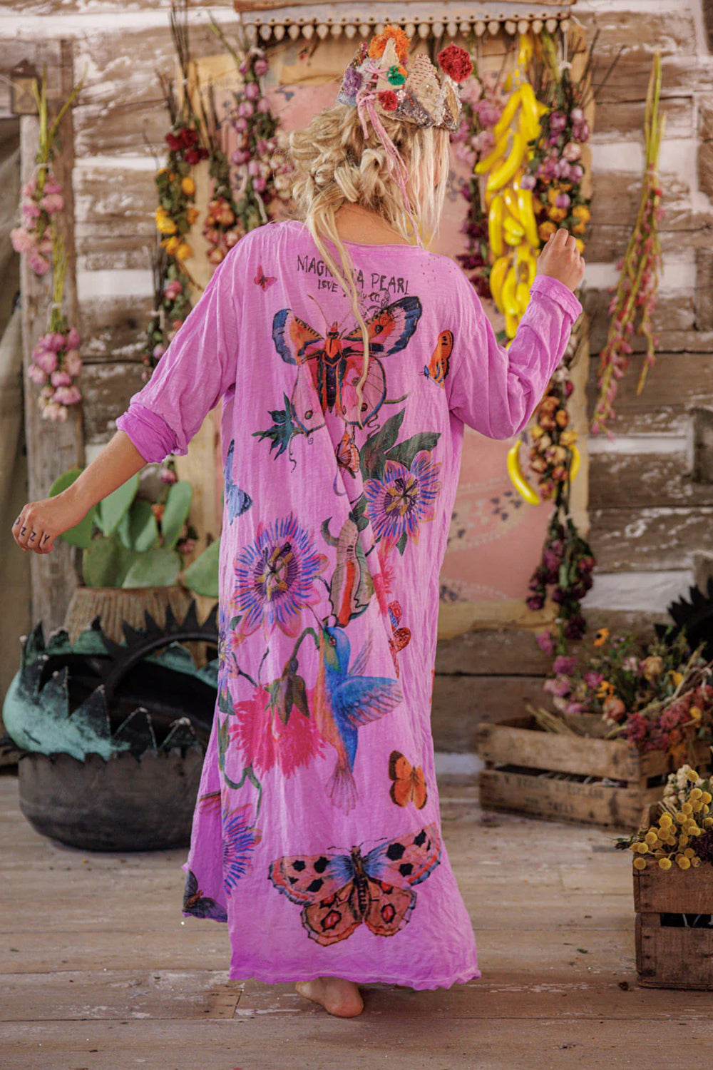 Magnolia Pearl Pasion De Papillon Viggo Tee Dress 1391 Allium