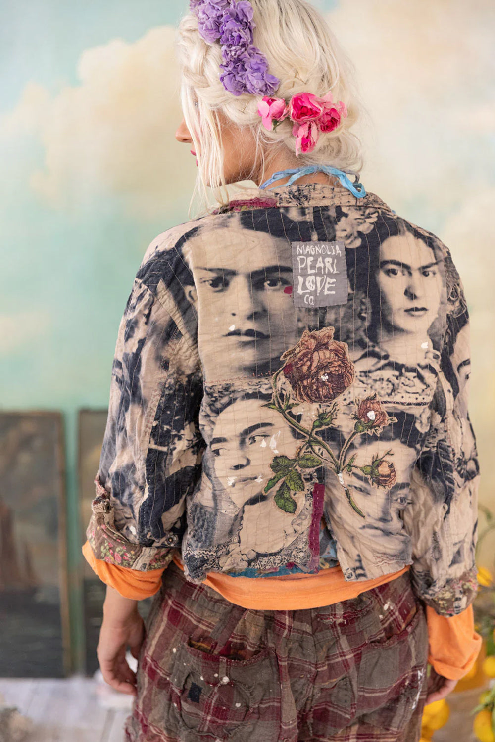 MAGNOLIA PEARL FACES OF FRIDA KELLEY JACKET 1185 ARTIST