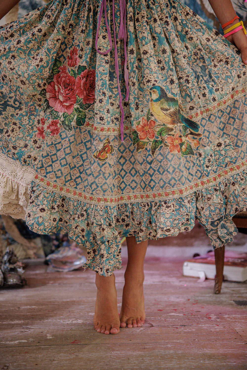 Magnolia Pearl Anselma Skirt 233 Blue Eyes