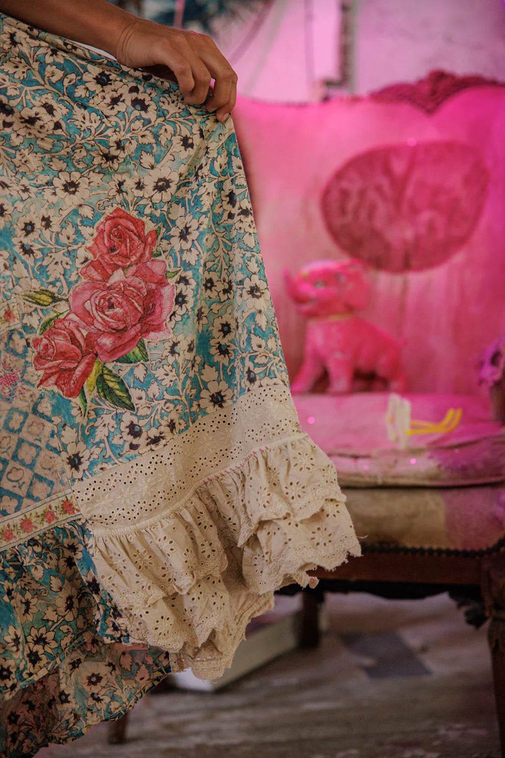 Magnolia Pearl Anselma Skirt 233 Blue Eyes