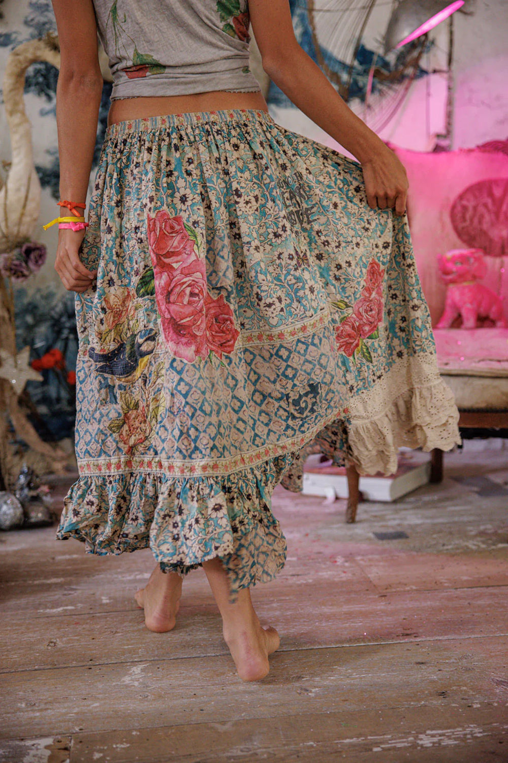 Magnolia Pearl Anselma Skirt 233 Blue Eyes