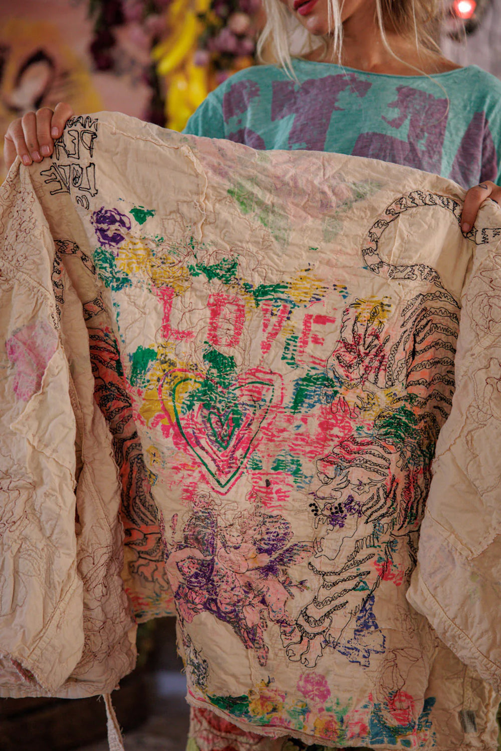 Pearl Birch Daigo Kimono Jacket 1379 Moonlight