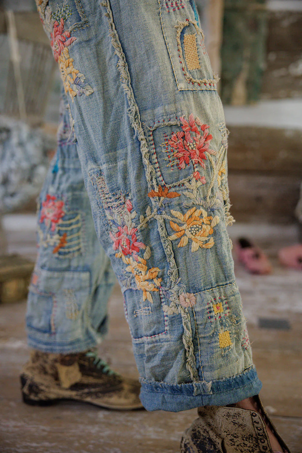 **Pre-Order** Magnolia Pearl Hummingbird Miner Denims Pants 907 Faded Indigo
