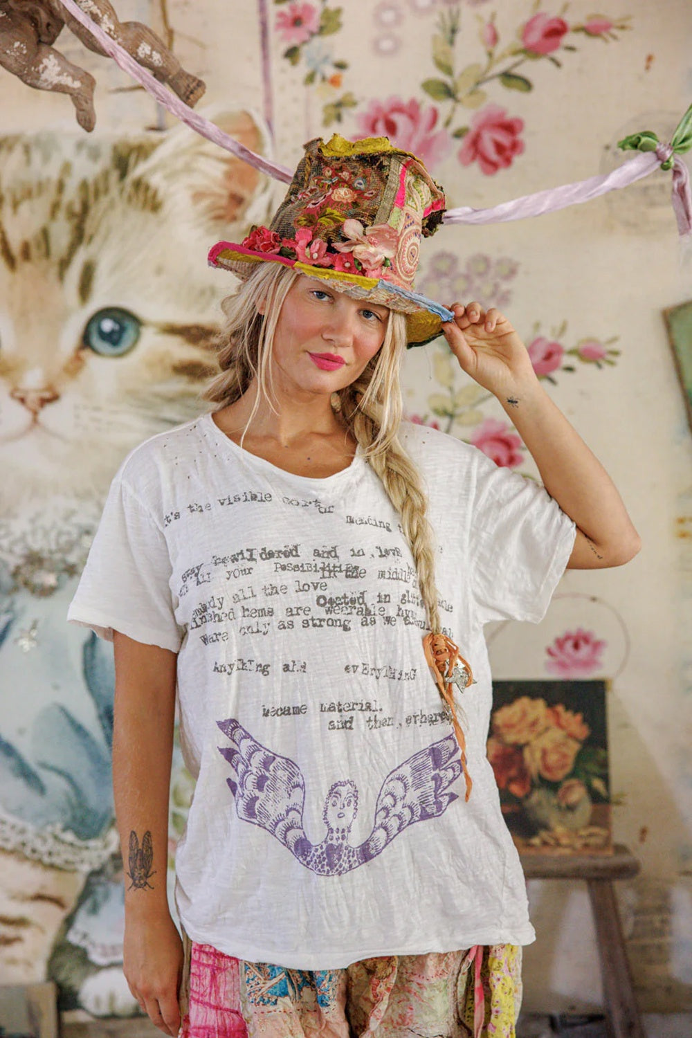 **Pre-Order** Magnolia Pearl Stay Bewildered T Top 2403 True