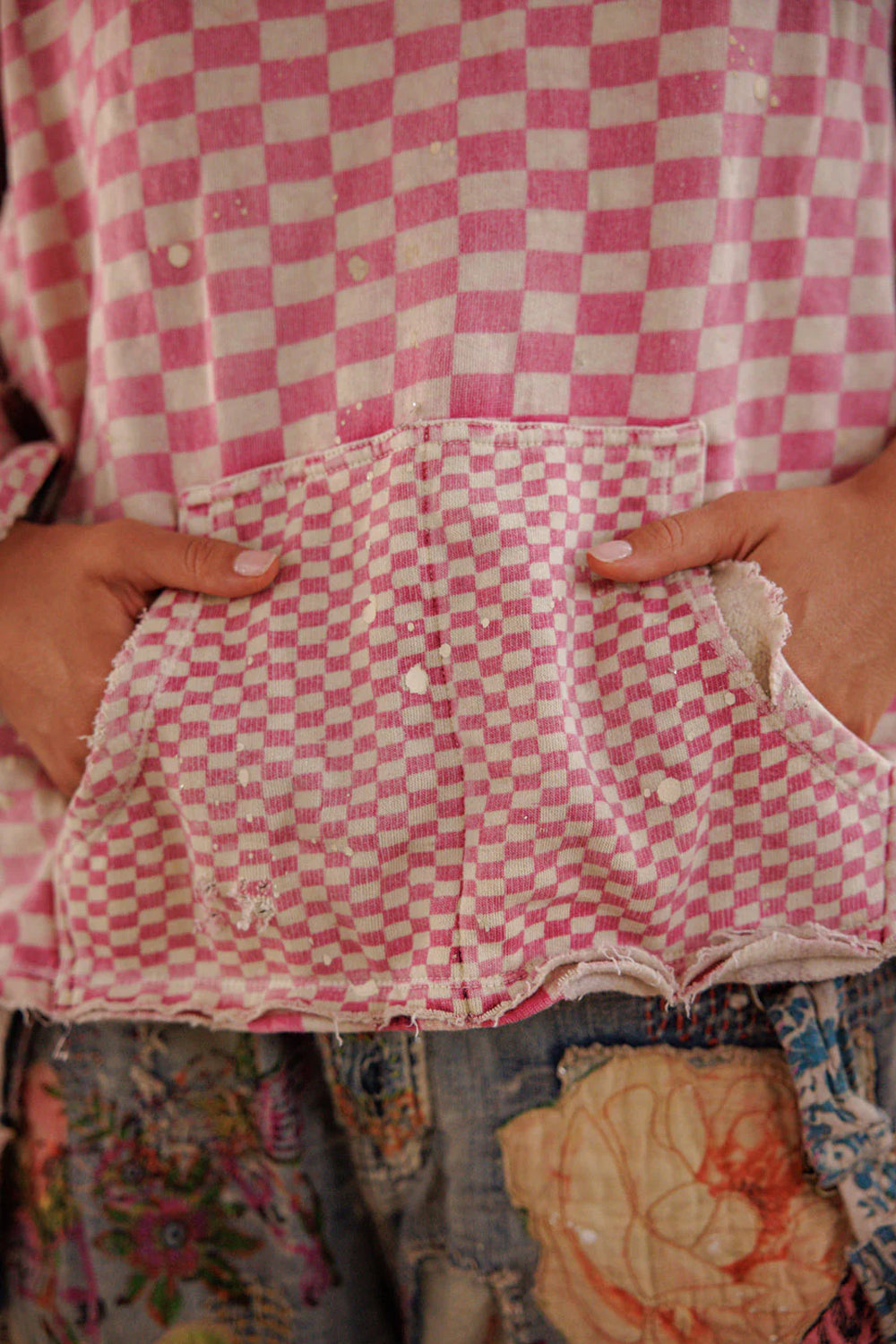 Magnolia Pearl Punkie Pocket Sweatshirt Top 2533 Too Sweet