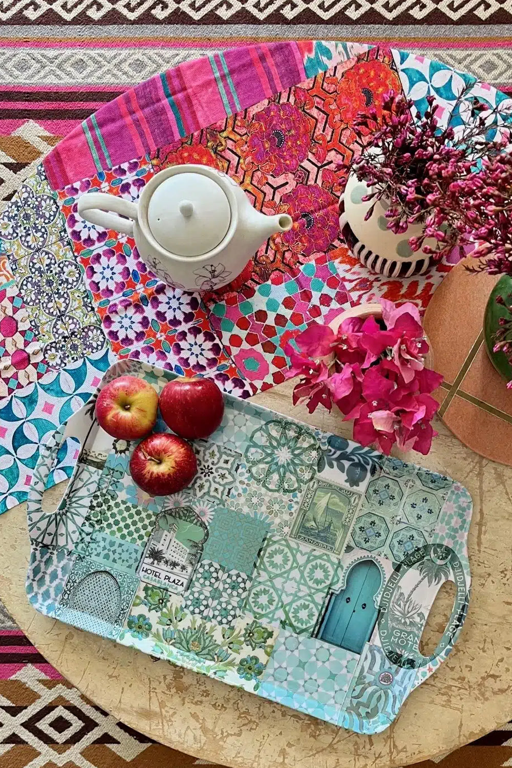 Anna Chandler Melamine Tray Casablanca