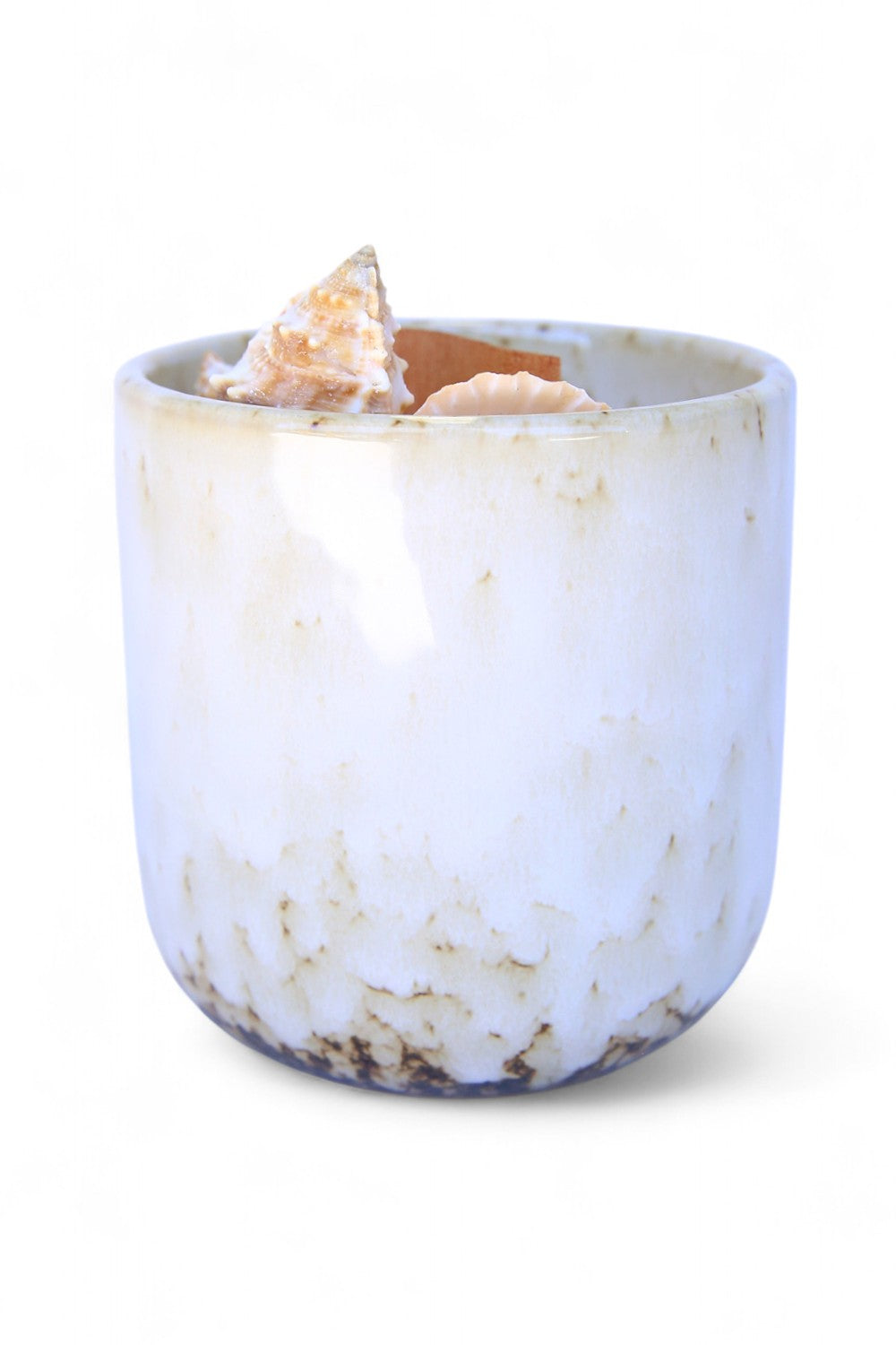Ocean Breeze Ceramic Shell Candle