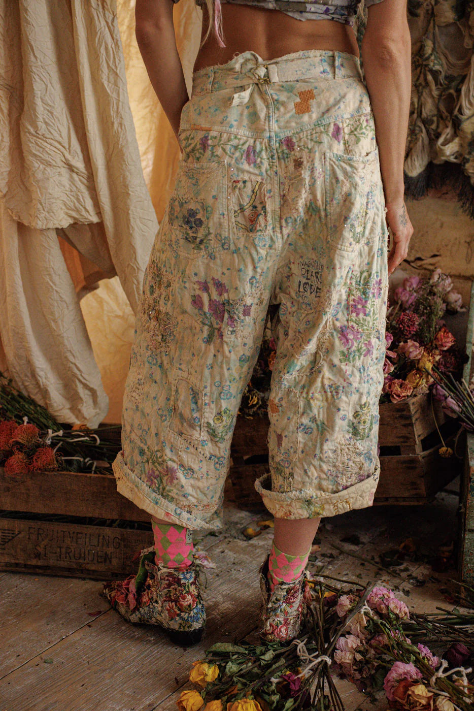 **PO** Magnolia Pearl Clover Dani Blues Pants 974 Cottonwood