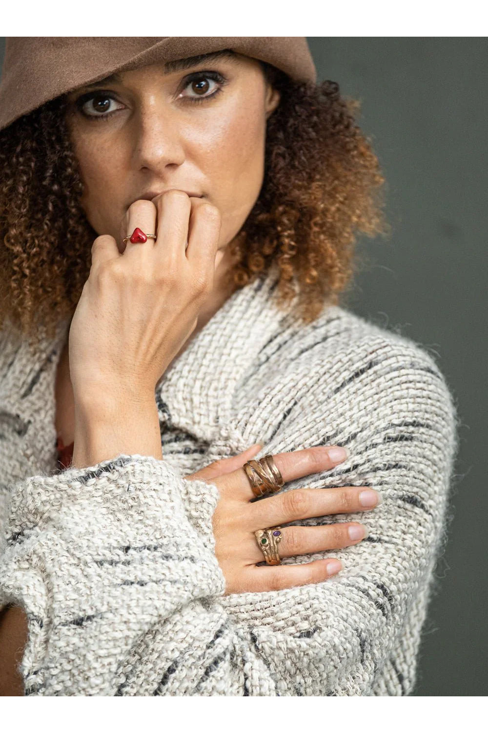 PESCI CHE VOLANO GOMITOLO RING LARGE