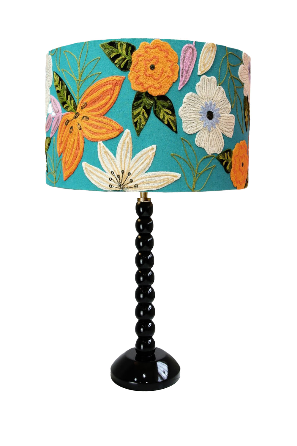 BALL LAMP BASE BLACK TIMBER