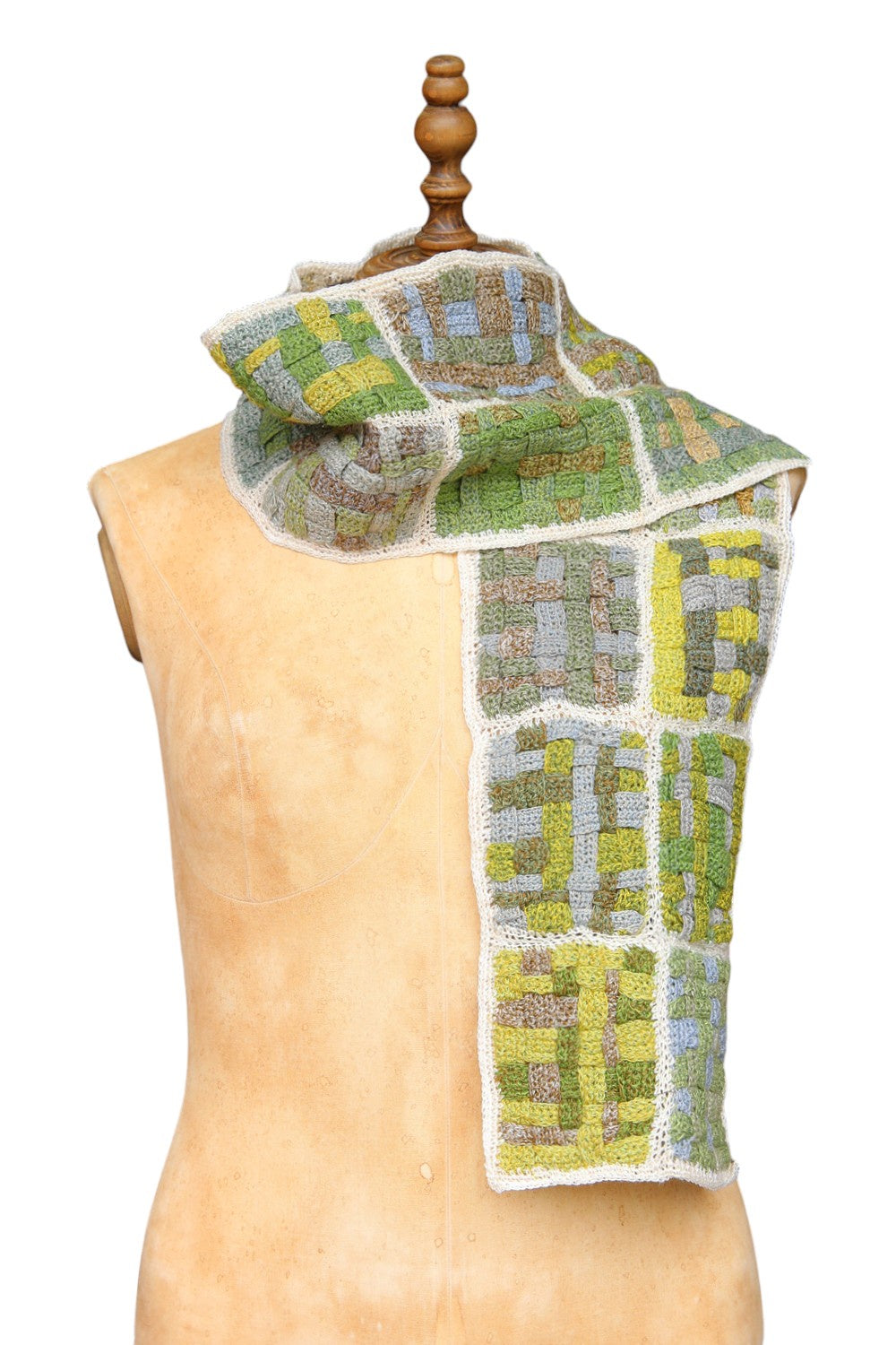 Sophie Digard Ecrupat Weeds Linen Scarf